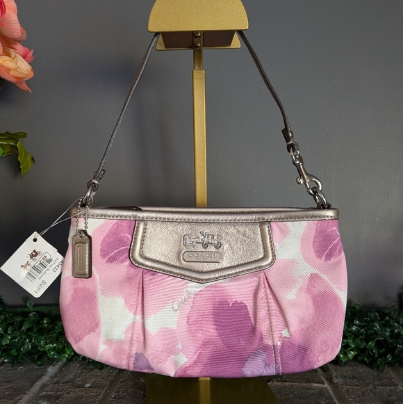 Coach Handbags - Coach Madison Floral Print Large Wristlet - NWT